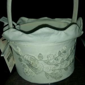 Flower girl basket from Michael's